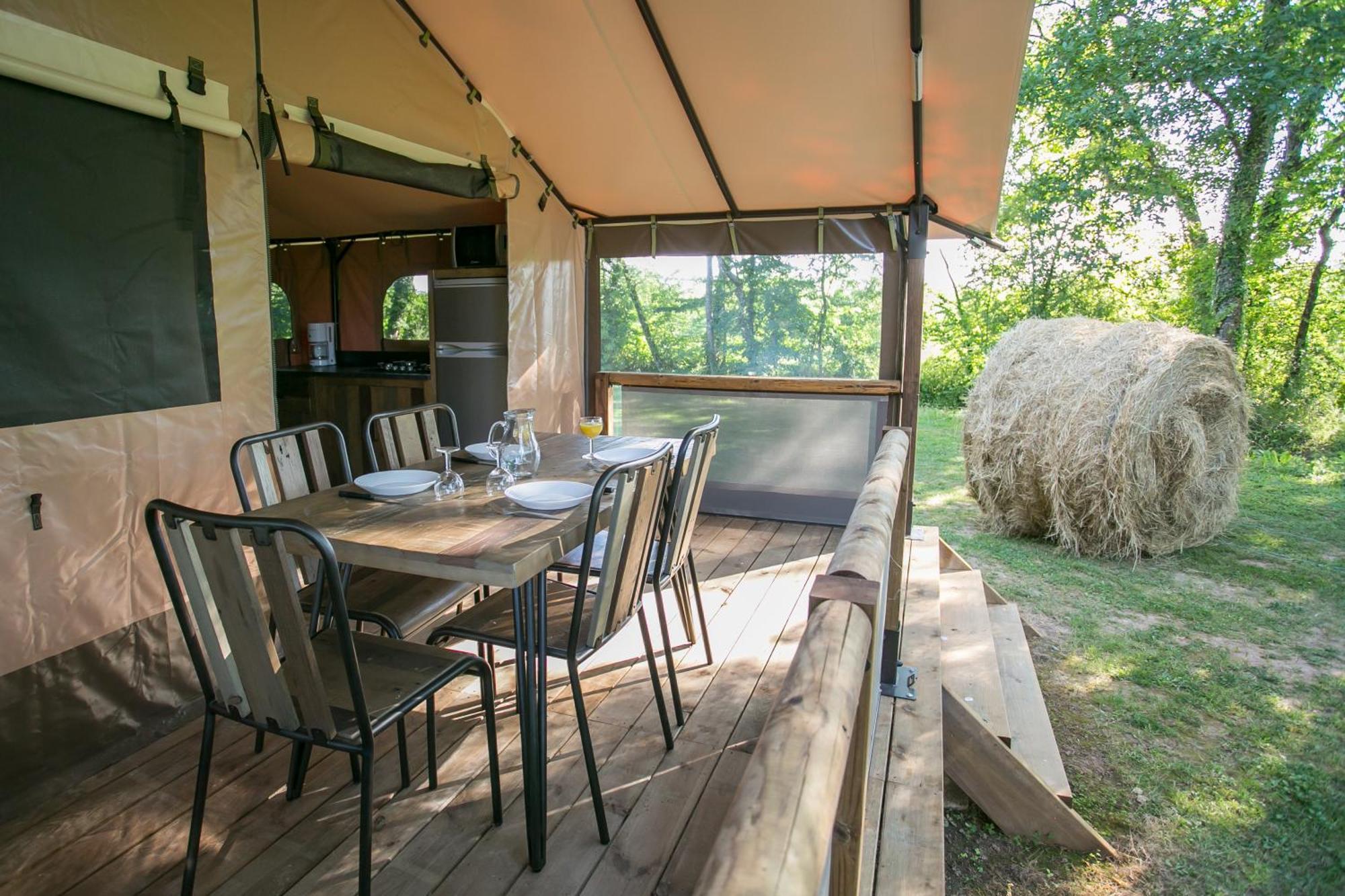 Camping La Ferme De Perdigat Limeuil Dış mekan fotoğraf